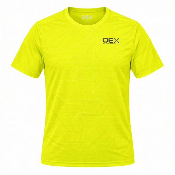 OEX Helmer T-Shirt Acidic Lime