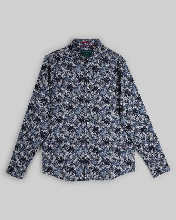 Steel & Jelly Limited Edition Navy Floral Slim Fit Shirt