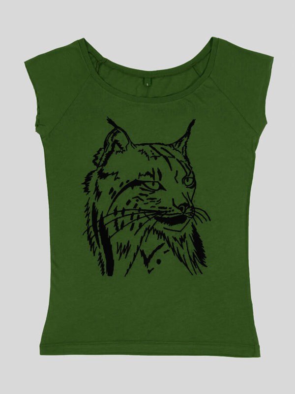 Emma Nissim Natural Organic Cotton Women's T-Shirt Top - Lynx