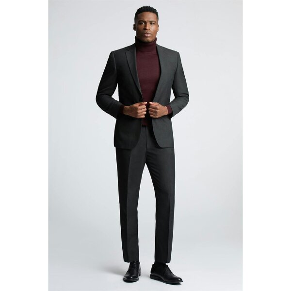 Limehaus Regular Fit Charcoal Jacket