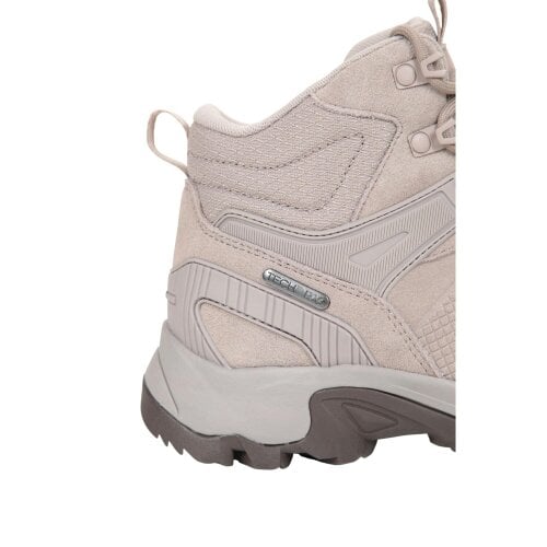 Mountain Warehouse Womens Suede Waterproof Walking Boots - Beige - Beige - 100% Mixed