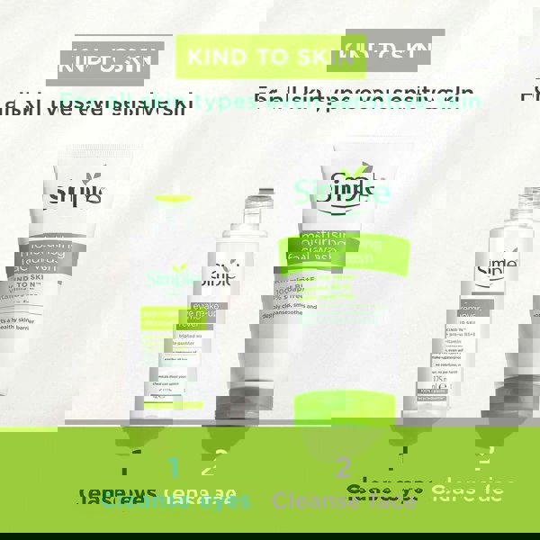 Simple Kind to Skin Eye Make-up Remover for Sensitive Skin 125ml, 3 Pack