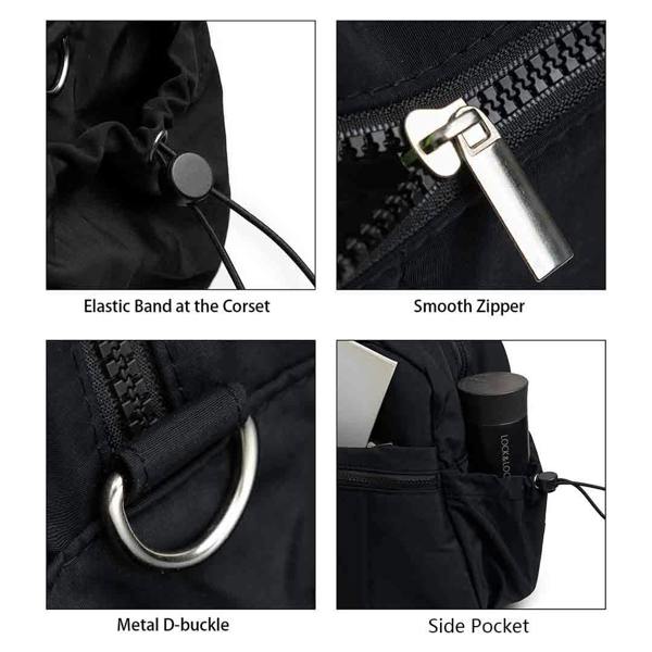 Leaper Women’s Waterproof Gym Bag With Compartments