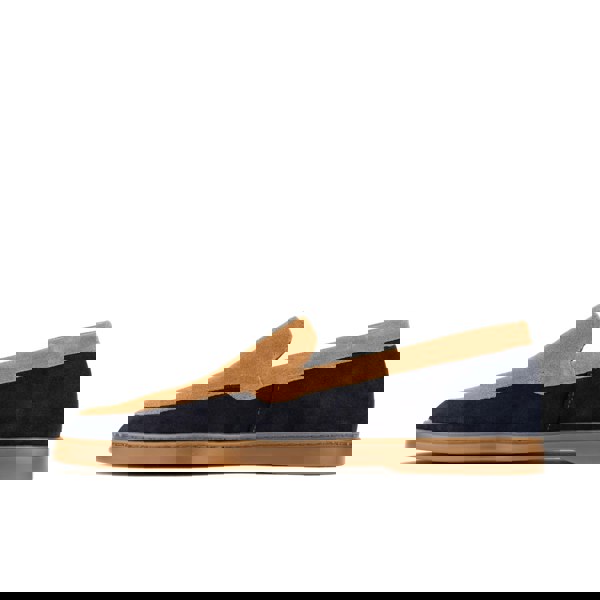 Embassy London Gareth - Tan & Dark Blue - Men’s Two Tone Suede Loafer