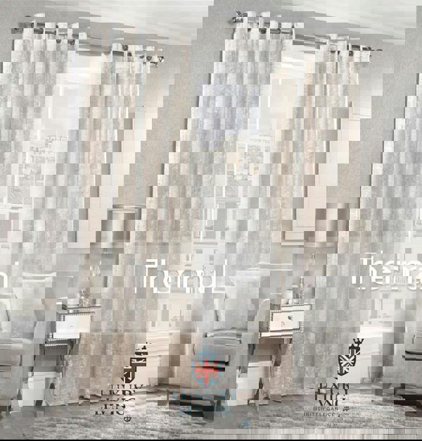 Luxury Living Luxury Crushed Velvet Fully Lined Ring Top Curtains