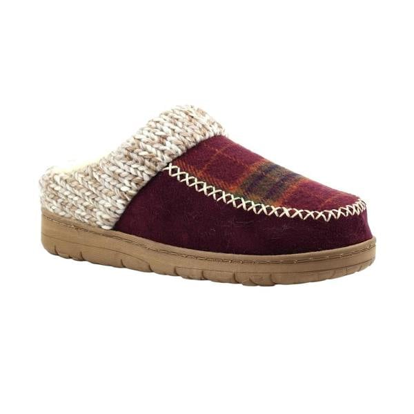 Lunar Womens/Ladies Emblaze Slippers - Burgundy