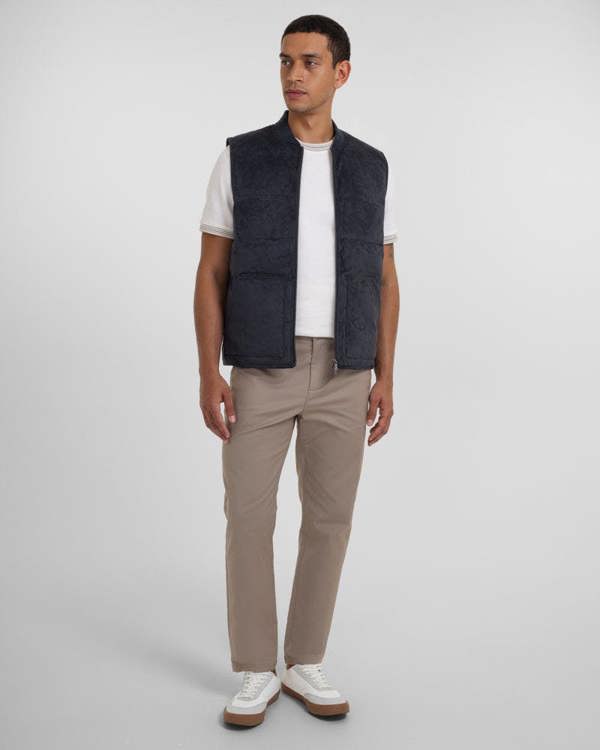 Steel & Jelly Gidea - Suede Look Puffer Gilet