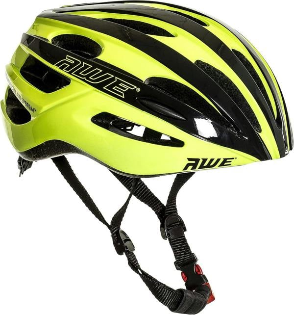 AweSprint In Mould Adult Bike Helmet Medium 55-58cm Black/Neon