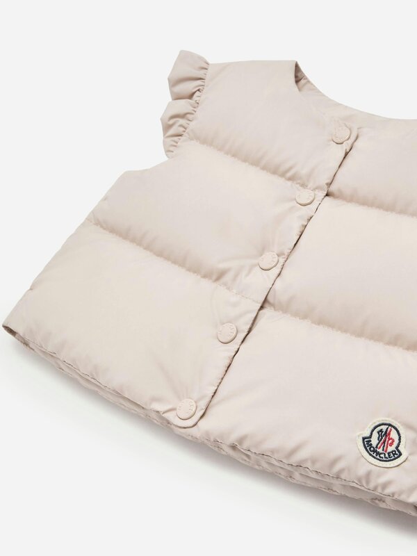 Moncler Enfant Baby Girls Down Padded Olivia Gilet in Pink