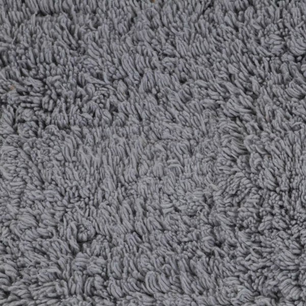 Berkfield Bathroom Mat Set 2 Pieces Fabric Grey