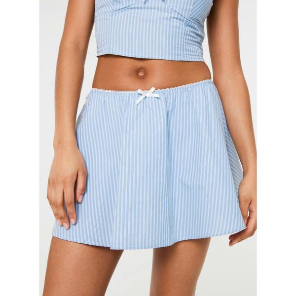 Pink Vanilla Stripe Skort