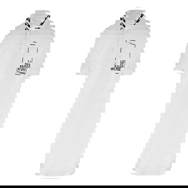 Moschino Love Moschino Box Logo White Polo Shirt