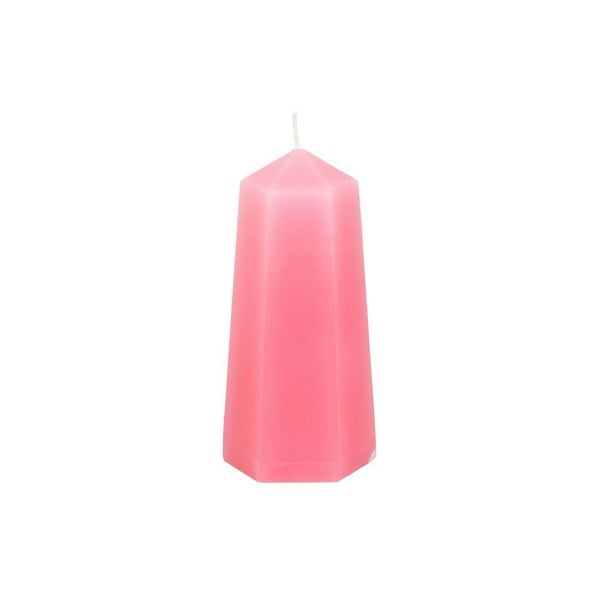 Serano Love Crystal Candle with Rough Rose Quartz