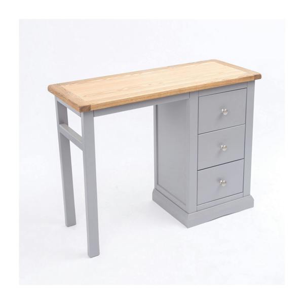 Cabinet Bits Rocca 3 Drawer Desk - Dressing Table Chrome Knob
