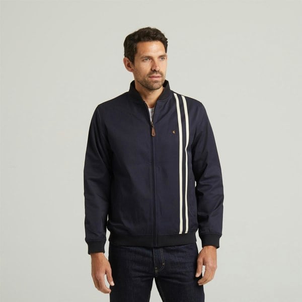 Gabicci G54Q01 Mens Side Strip Zip Thru Jacket Gabicci Classic - NAVY