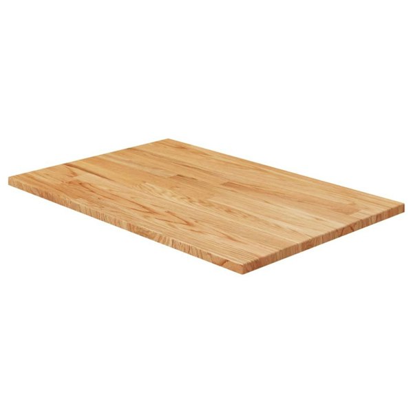 Berkfield Bathroom Countertop Light Brown 60x40x1.5cm Treated Solid Wood