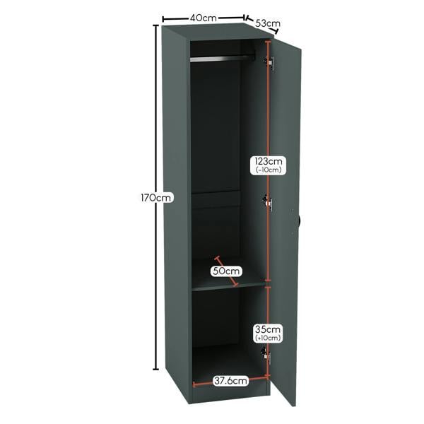 Vida Designs Riano 1 Door Wardrobe