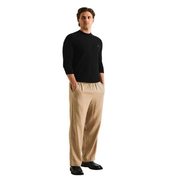 Boss Mens Anion Cotton Cashmere Jumper - Black - 