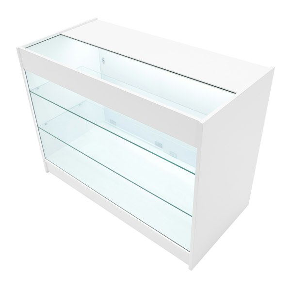 Monstershop Vega LED Shop Counter Set K1200, C1200, TB60 & CM60 - White