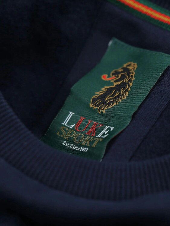 Luke 1977 LUKE1977 London Sweatshirt - Navy Blue
