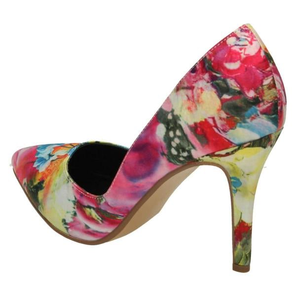 Anne Michelle Ladies Anne Michelle Pointed Toe Court Shoes