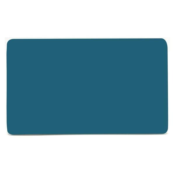Trendi Switch Double Blanking Plate in Ocean Blue