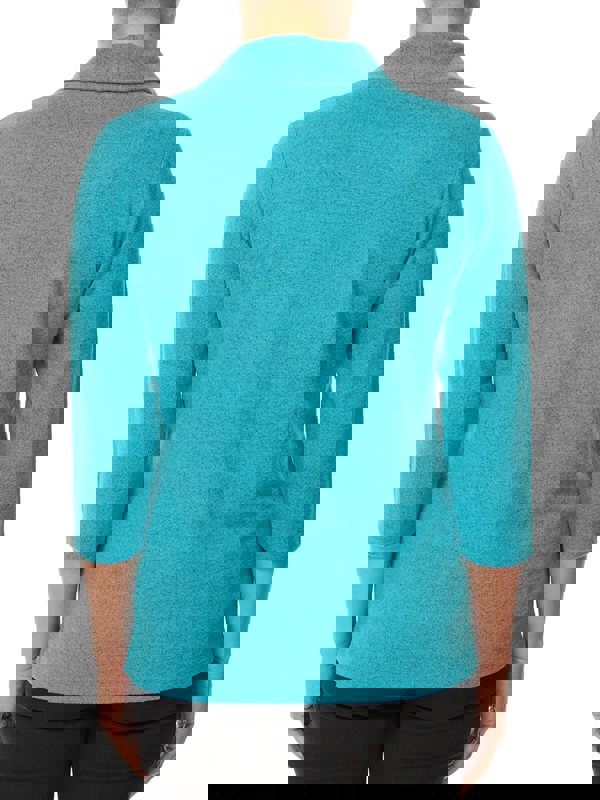 PennyPlain Cowl Neck Top - Azure