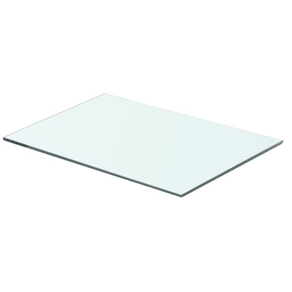 Berkfield Shelf Panel Glass Clear 50x30 cm