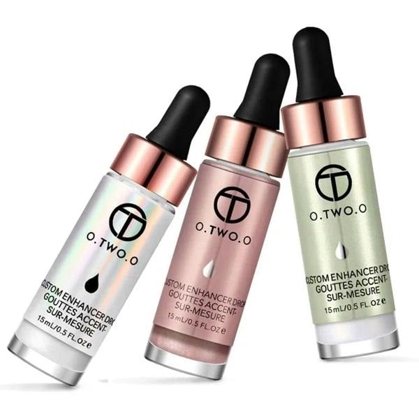 Aquarius O.TWO.O Custom Enhancer Drops Liquid Highlighter Illuminator Face Makeup 15ml
