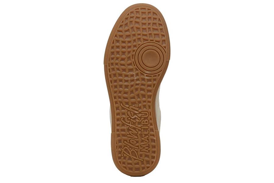 Blowfish Malibu Womens White Lace-Up Sneakers - Tastic