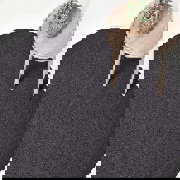 HOMESCAPES Handmade Woven Braided Rug