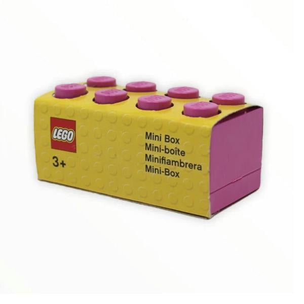 LEGO Mini Box 8 Storage Brick Pink