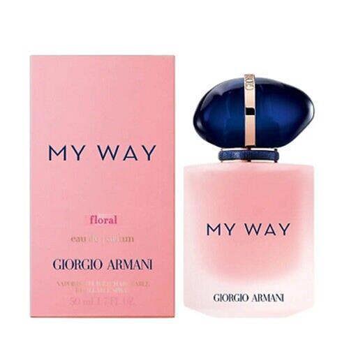 Giorgio Armani My Way Floral 50ml Eau De Parfum EDP Rechargeable Refillable Spray For Her