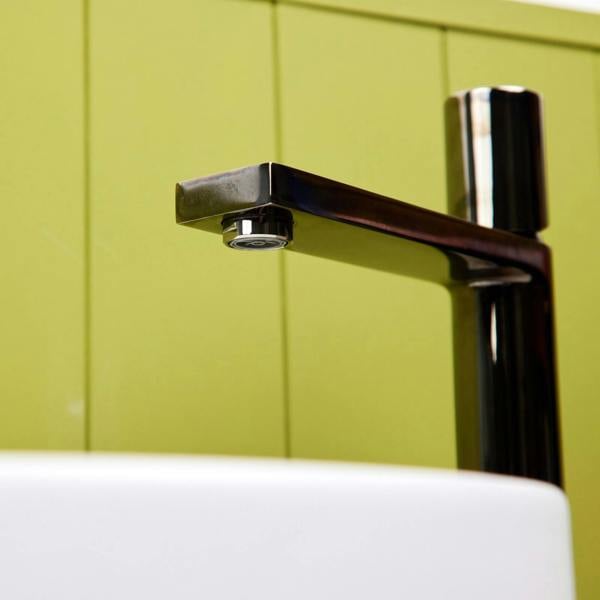 Flode Limingen | High Rise Mono Basin Mixer Tap | Polished Gun Metal
