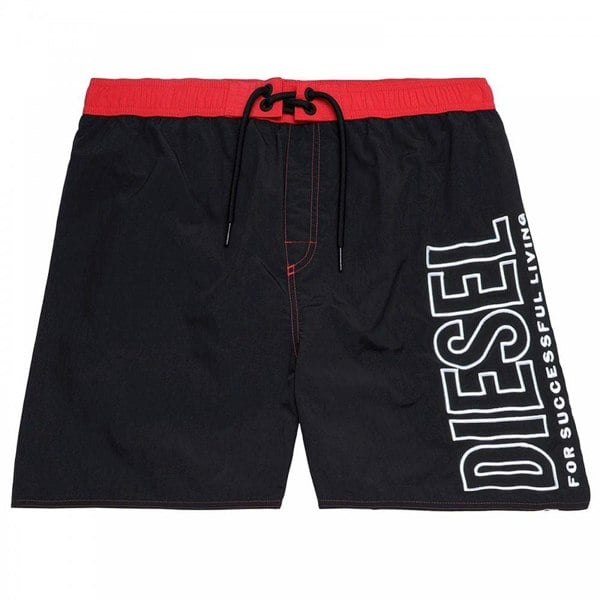 Diesel Bmbx Wave Swim Short, Black