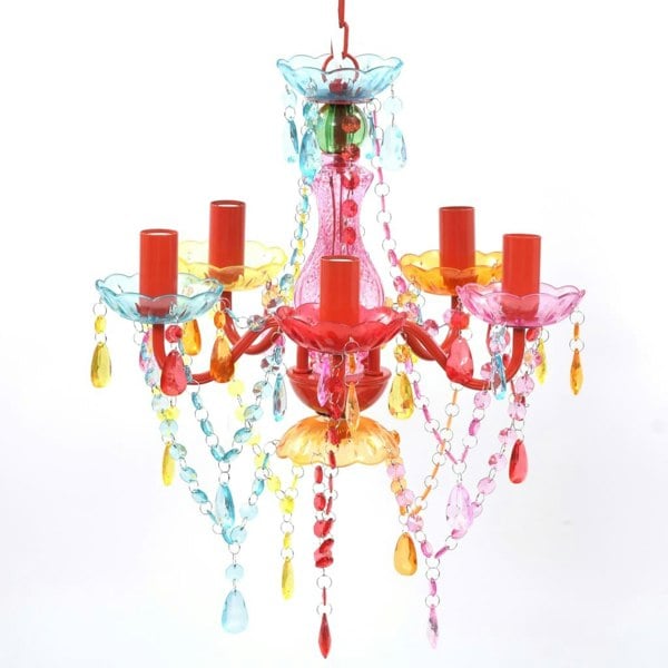Berkfield Crystal Light 5 Bulbs Multicolour