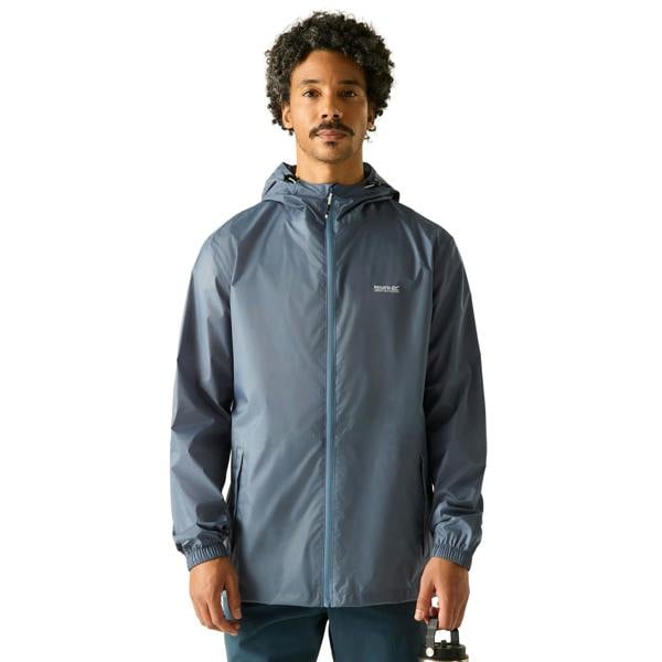 Regatta Mens Pack It III Waterproof Jacket - China Blue - 