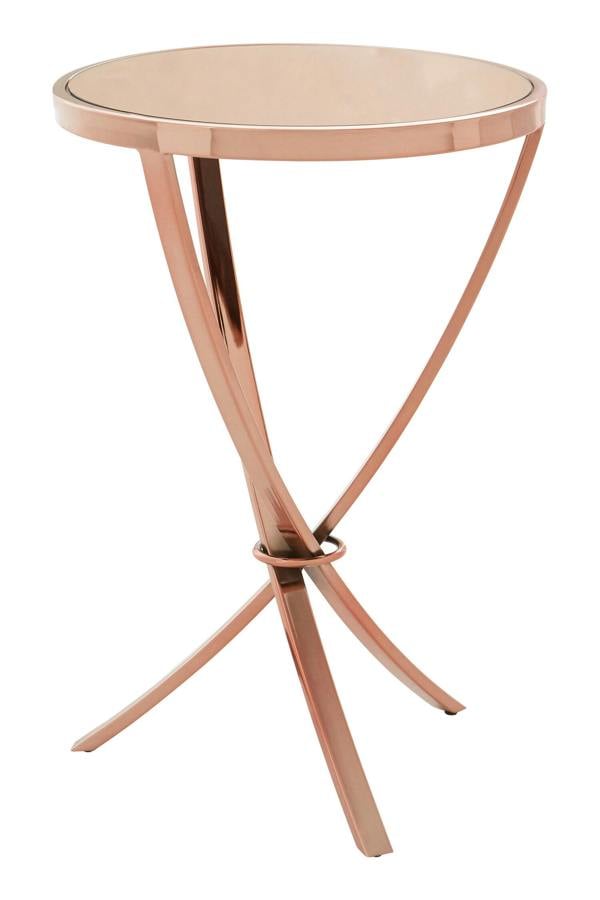 Allure Rose Gold Pinched Side Table