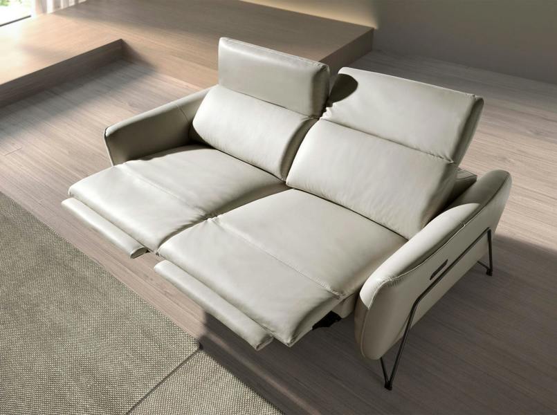 Angel Cerdá Relax sofa in sand leather 6264/6276