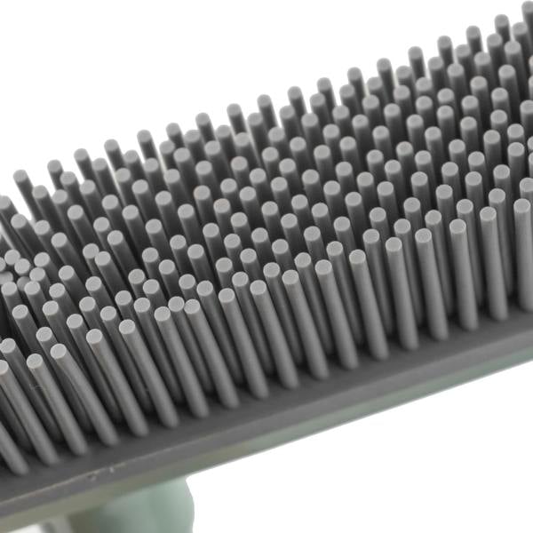 JVL Rubber Broom - Grey