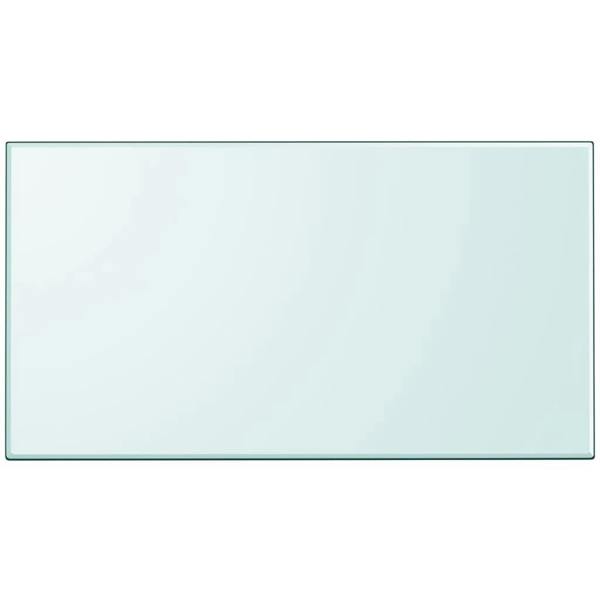 Berkfield Table Top Tempered Glass Rectangular 1200x650 mm