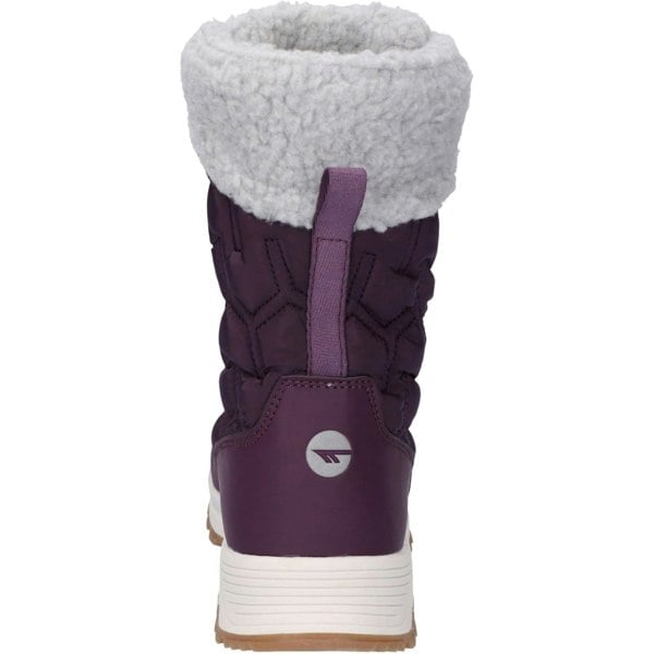 Hi-Tec Sophia Nylon Women's Italian Plum/Sepia Rose Winter Ankle Boots