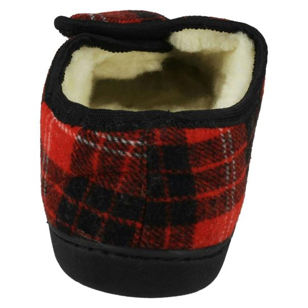 Spot On Ladies Spot On Open Toe Wide Fit Slippers