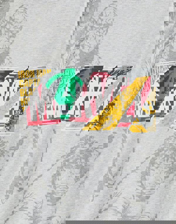 Marvel Unisex Kids Grey Front Logo Print Short Sleeved T-Shirt