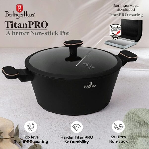 Berlinger Haus Black Rose BH8362 – 10 Piece Cookware Set