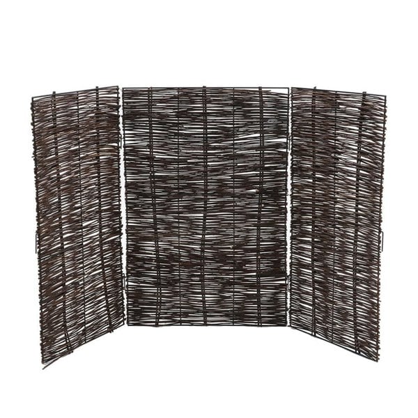 Livingandhome Trash Can Fence Wicker Privacy Fence Living and Home