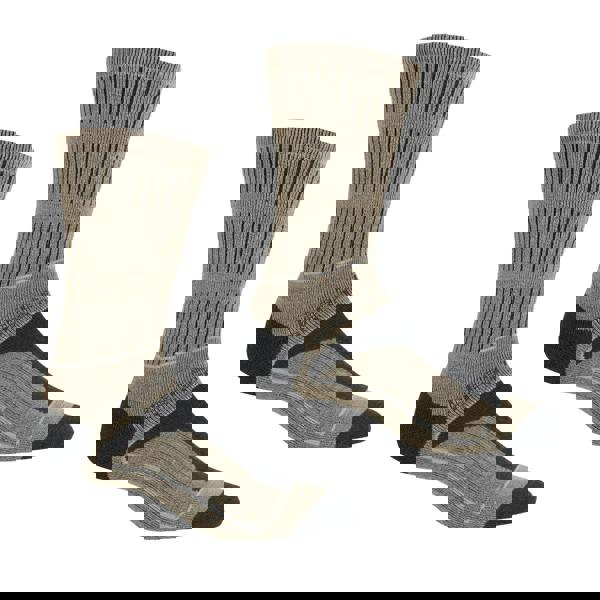 Regatta Womens Samaris 3 Season Boot Socks - Moccasin Brown/Briar Grey