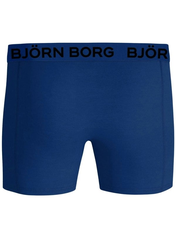 Bjorn Borg 3-Pack Floral Print Boxer Briefs, Blue Mix