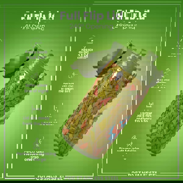 ION8 Leak Proof Water Bottle, Stainless Steel, Elephant, 400ml (13oz)