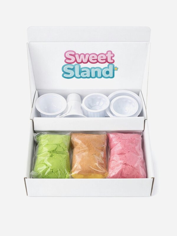 H2B Toys Kids Sweet Sland Scented Sensory Sand Kit in Multicolour